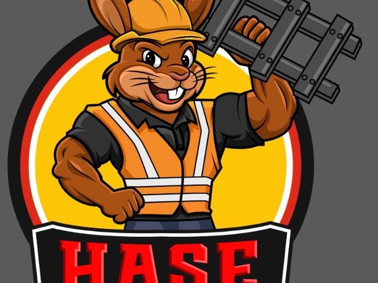 Hase Gleisbau &ndash; Logoentwicklung als Maskottchen